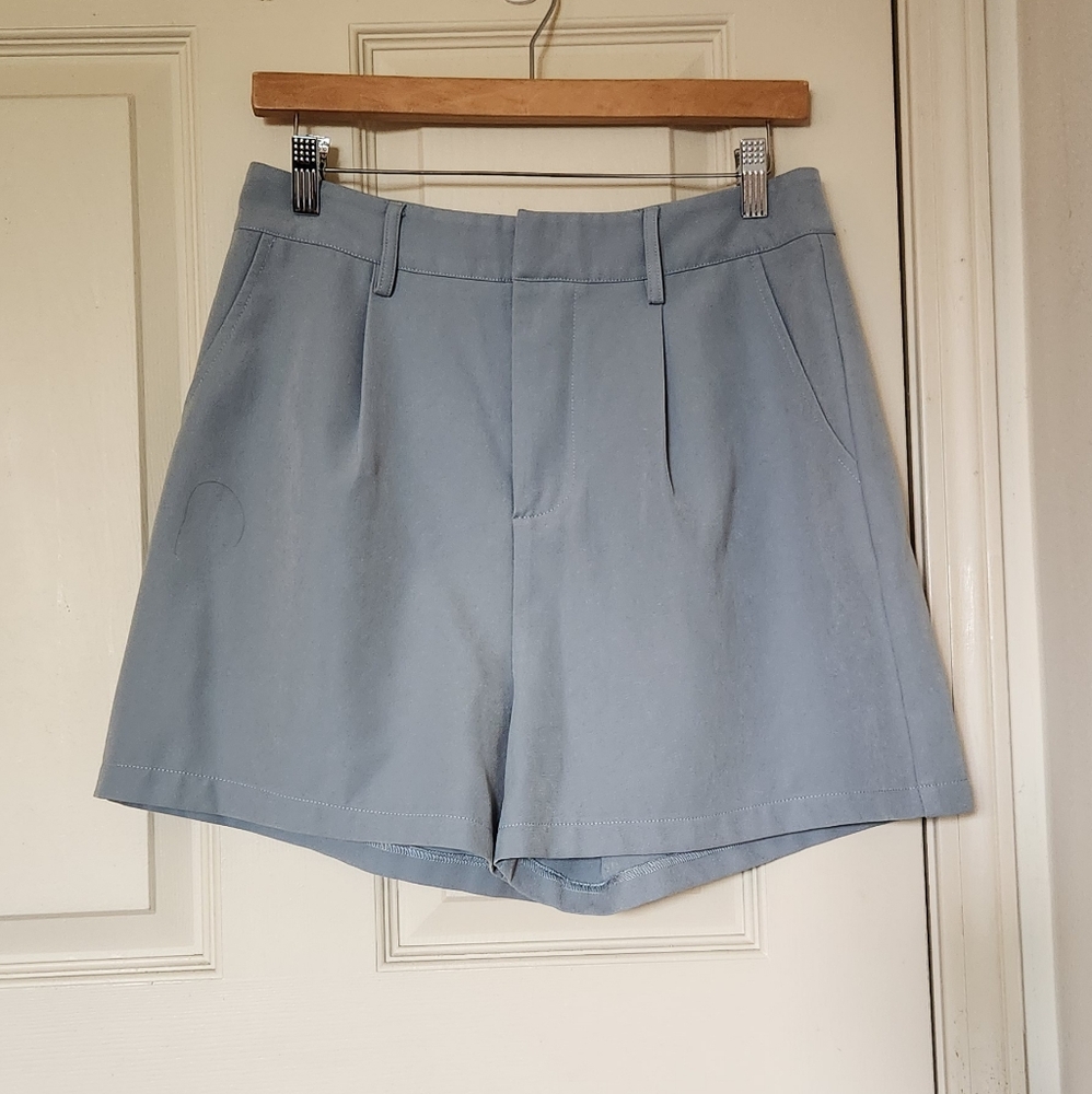 7 for all mankind light blue shorts